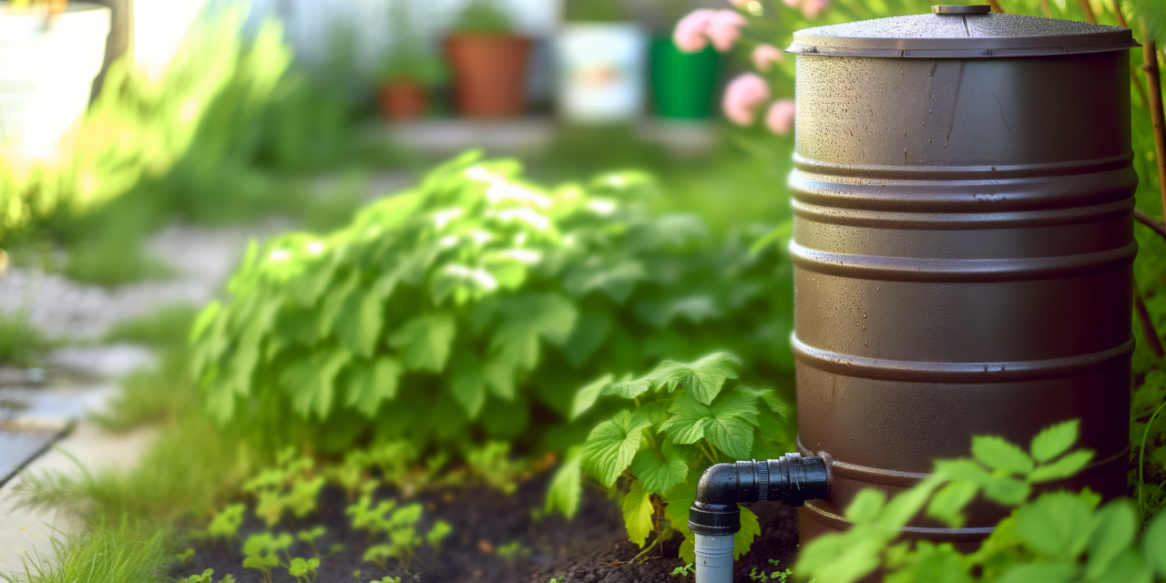 Regentonne kaufen & richtig nutzen im Garten